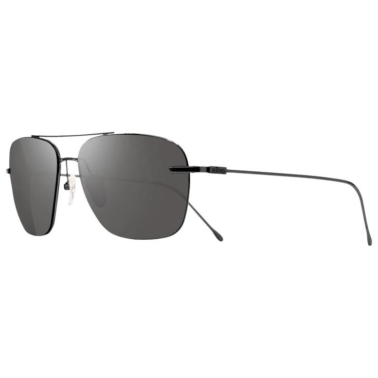 Revo Zonnebrillen Air 3 Shiny Black Serilium Graphite Photochromic Polarized Voorstelling