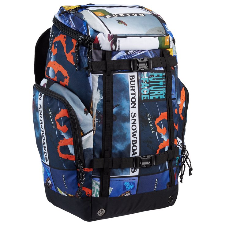 Burton Backpack Booter Catalog Collage Print Overview