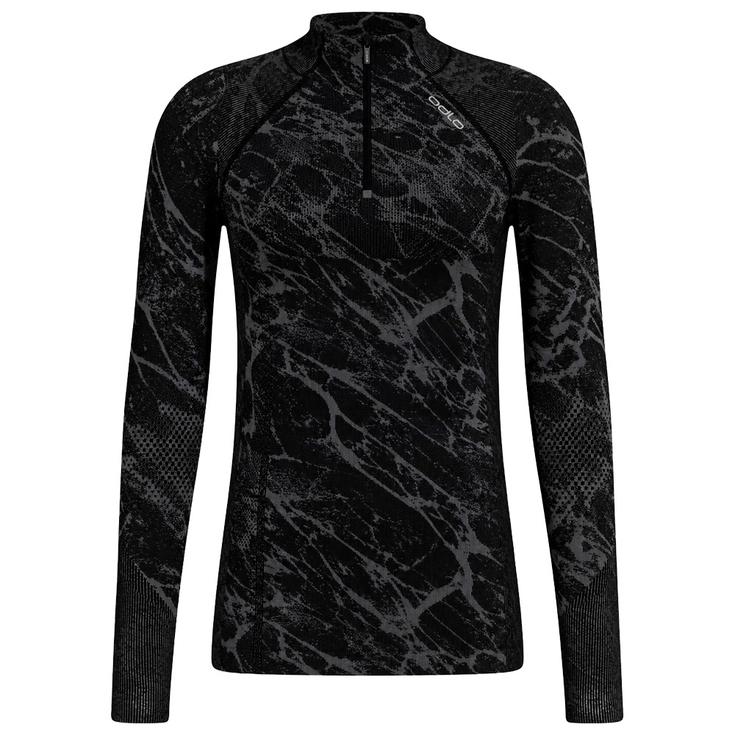 Odlo Funktionsunterwäsche Performance Warm Blackcomb 1/2 Zip Black Präsentation