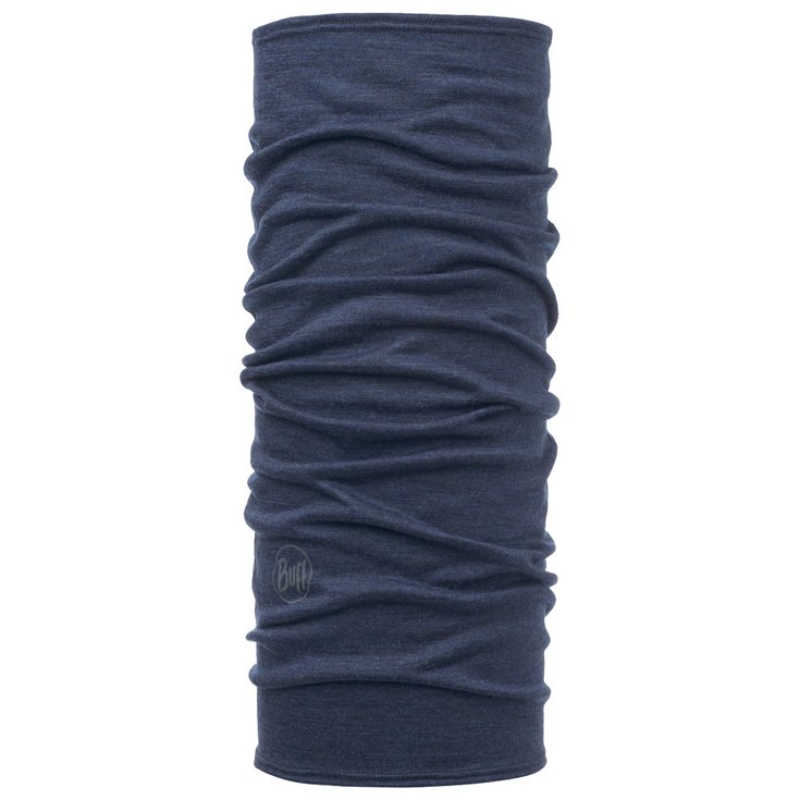 Buff Merino Lightweight Neckwear Solid Denim 