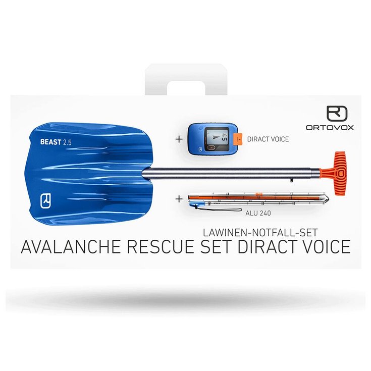 Ortovox Pack ARVA Avalanche Rescue Set Diract Voice Presentación
