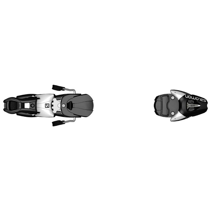 Salomon Fix Ski L 10 n Black White B90 L-10-n-Black-White