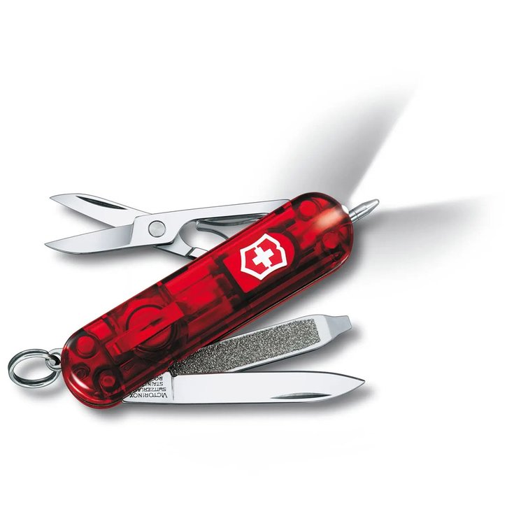 Victorinox Knives Signature Lite Red Translucide Overview