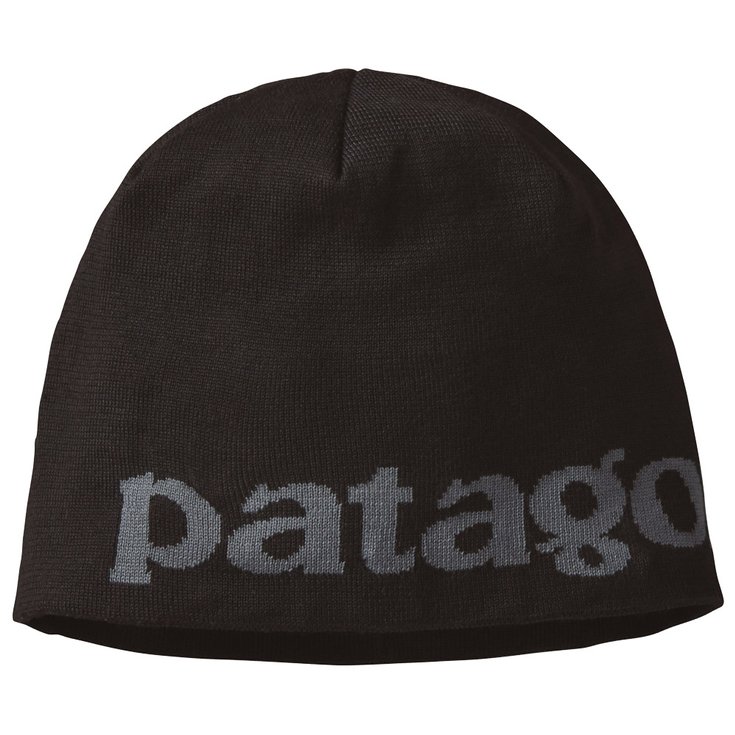 Patagonia Beanie Hat Logo Belwe Black 