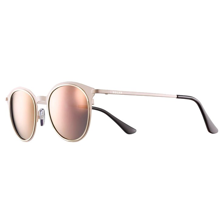 Solar Zonnebrillen Didley Nude Mat Or Cat 3 Polarized Flash Rose Or Voorstelling