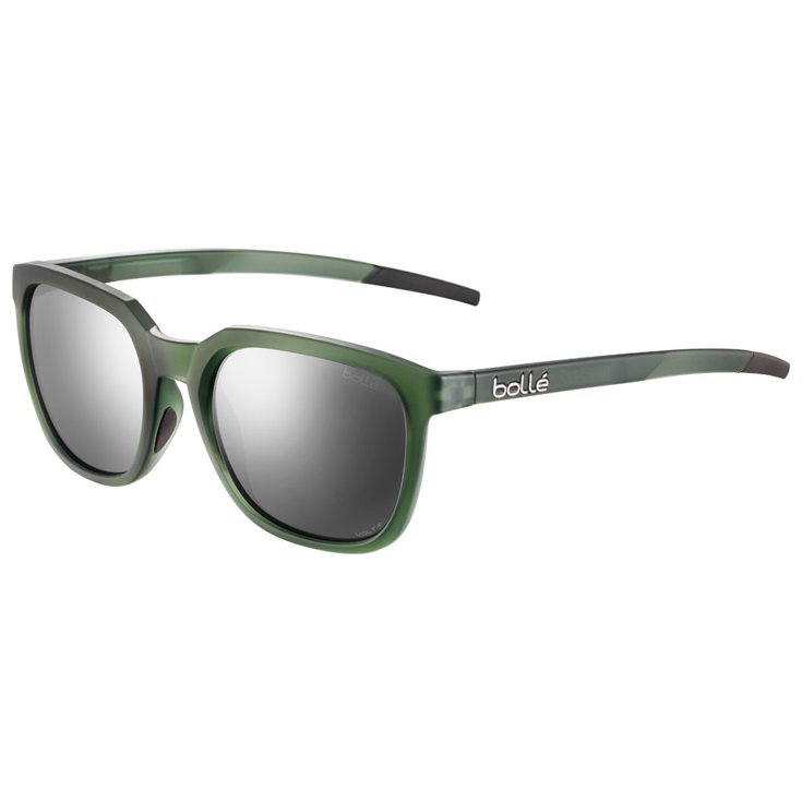 Bolle Lunettes de soleil Talent Forest Crystal Matte Volt+ Cold White Polarized Présentation