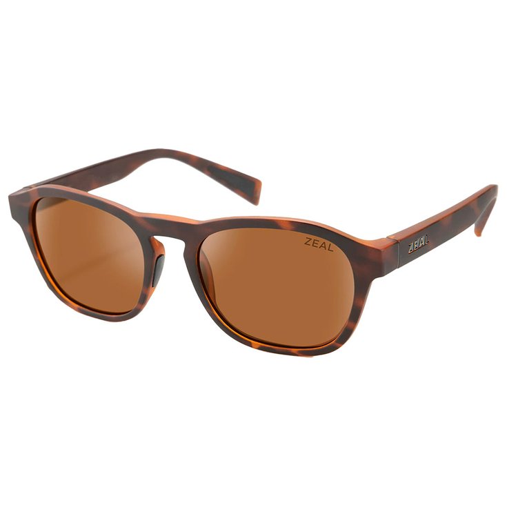 Zeal Lunettes de soleil Dawn Matte Tortoise Ellume Polarized Copper Présentation