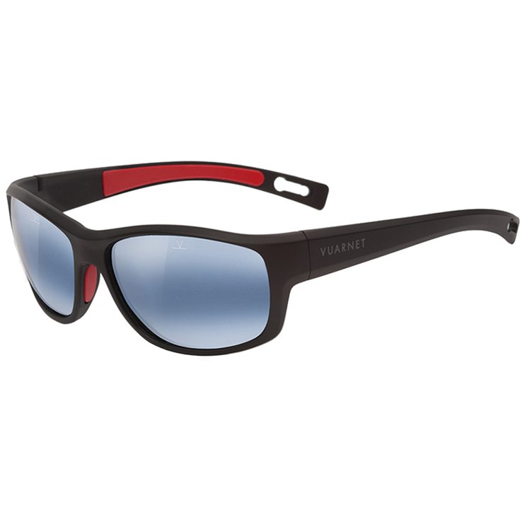 Vuarnet Sunglasses Cup Large Noir Matte Rouge SX2000 Blue Polarlynx Overview