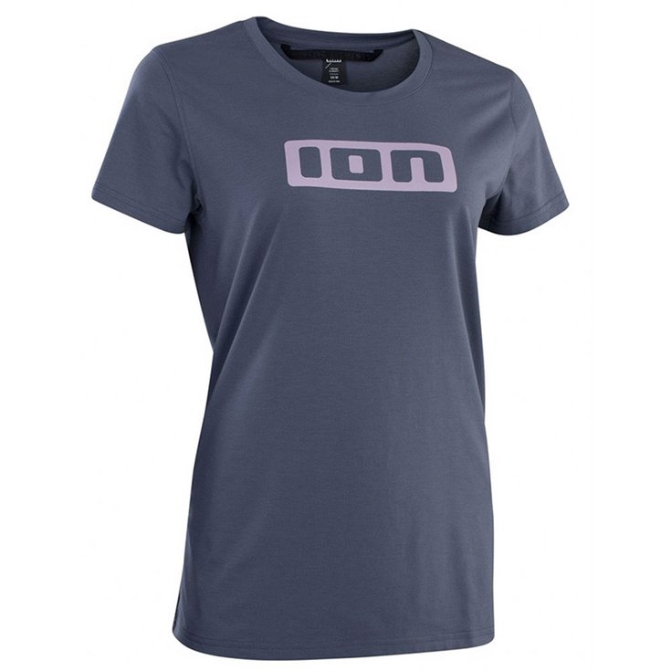 Ion Maillot VTT / T-shirt SS DR Logo 2 - Storm Blue Présentation