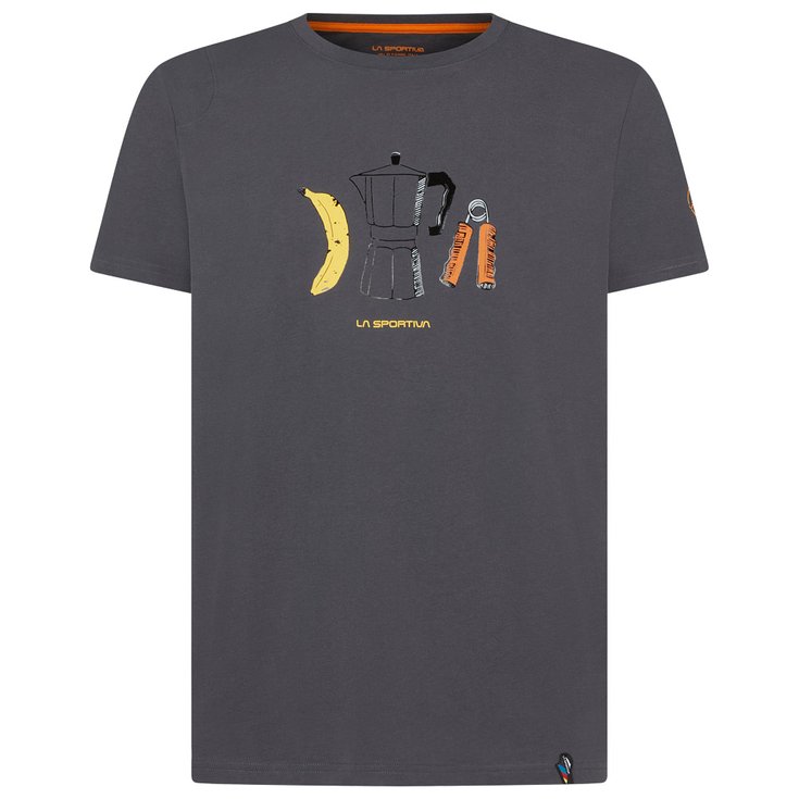 La Sportiva Tee-shirt d’escalade Breakfast T-Shirt M Carbon Maple Présentation