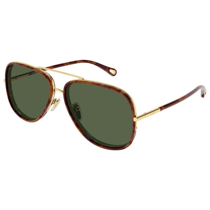 Chloé Lunettes de soleil CH0382S 003 Gold Tortoise Présentation