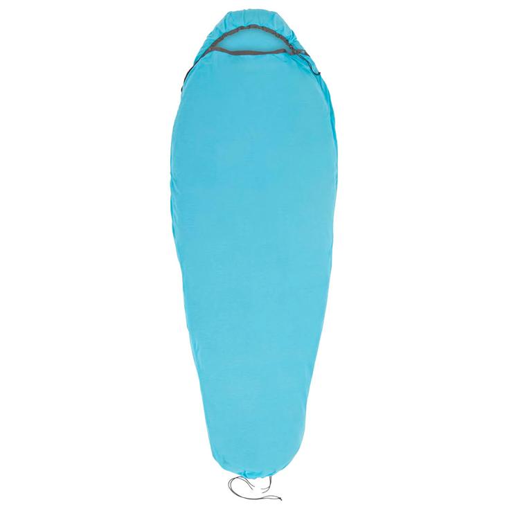 Sea To Summit Slaapzak hoes Breeze Liner Mummy Drawcord Compact Blue Voorstelling