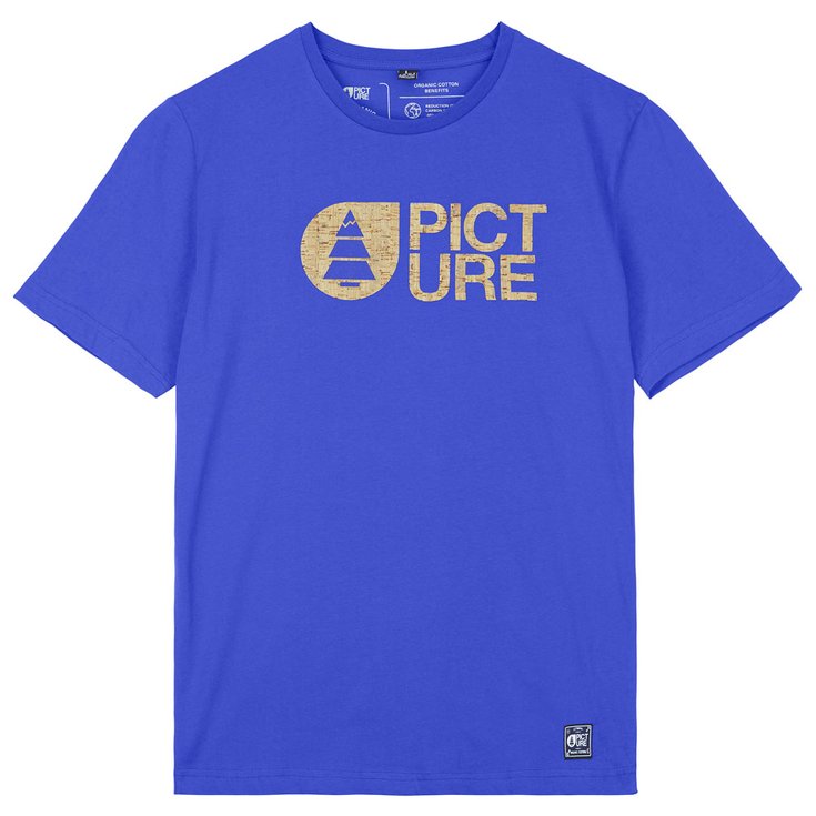 Picture Tee-shirt Basement Cork Electric Blue Voorstelling