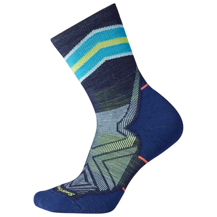 Smartwool Socks W's Run Targeted Cushion Mid Crew Deep Navy Overview
