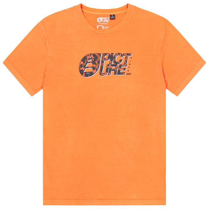 Picture Tee-Shirt Basement Leo Tee Shirt Washed Dusty Orange Overview