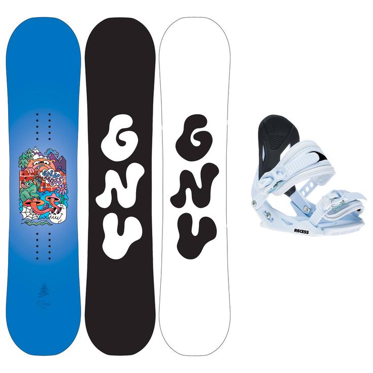Gnu Snowboard plank Recess Package_Grom Voorstelling