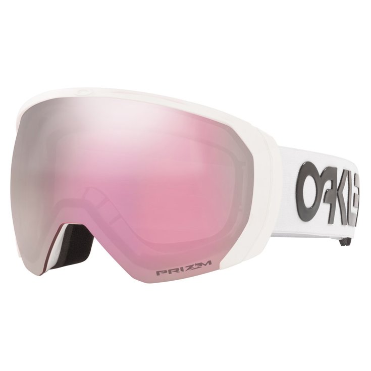 Oakley Masque de Ski Flight Path Xl Factory Pilot White Prizm Hi Pink Iridium Présentation
