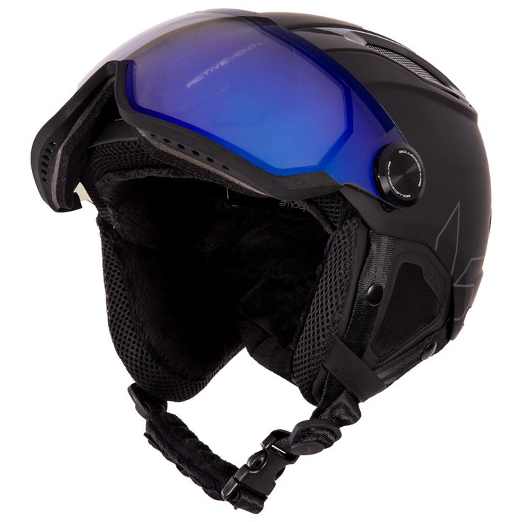 Bolle Visor Helm V-line Black Matte Photochromic Blue Mirror Lens Cat 1-3 Voorstelling
