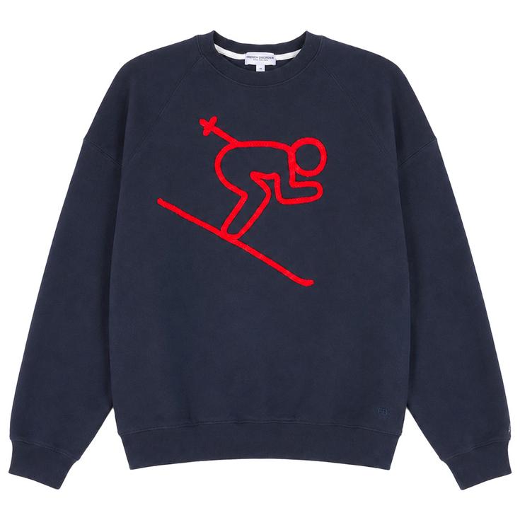 French Disorder Sweatshirt Clyde Skieur (Tricotin) Navy Overview