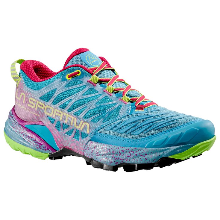 La Sportiva Chaussures de trail Akasha II Woman Topaz Red Plum Présentation