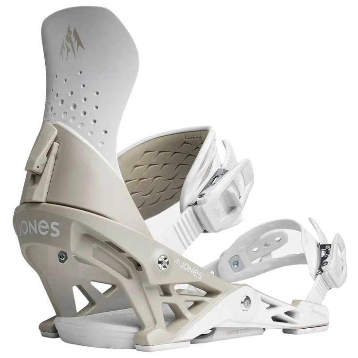 Jones Snowboard Binding Aurora White mineral Overview
