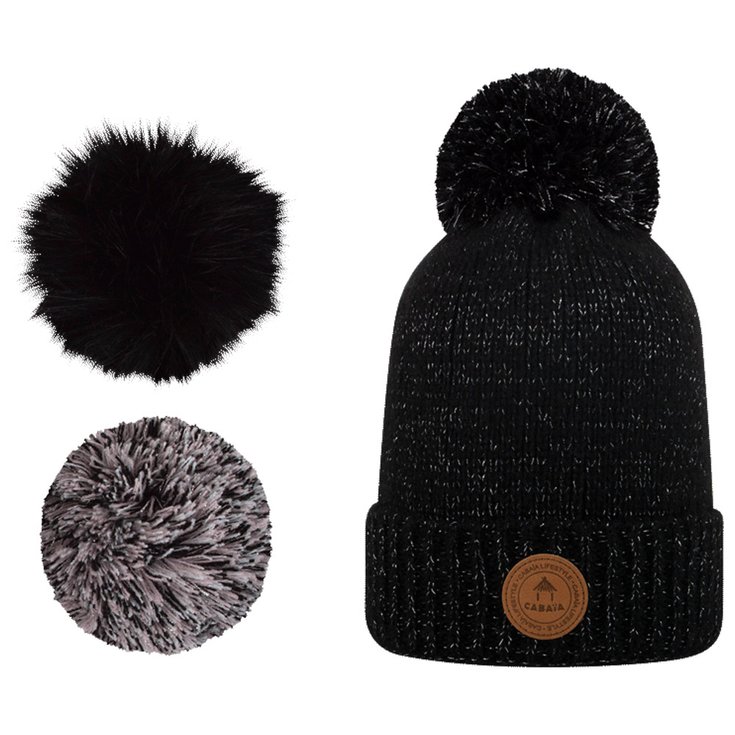 Cabaia Gorro Irish Coffee Beanie Black Lurex Presentación