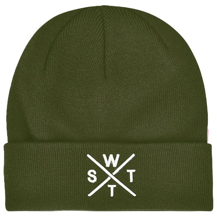 Watts Beanies Piano Headwear Kaki White Overview