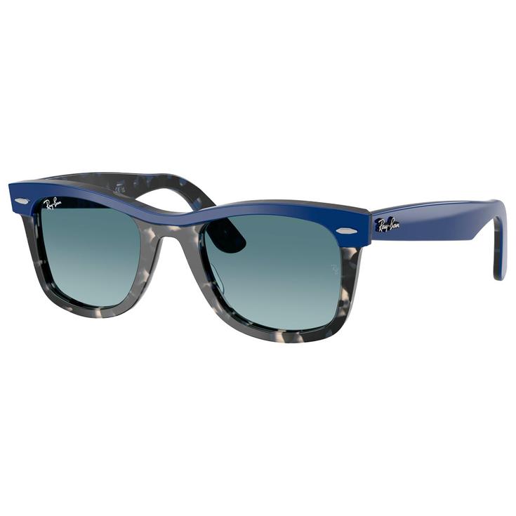 Ray Ban Lunettes de soleil RB2240 Wayfarer Street Neat Polished Bleu Orange Grey Gradient Blue Présentation