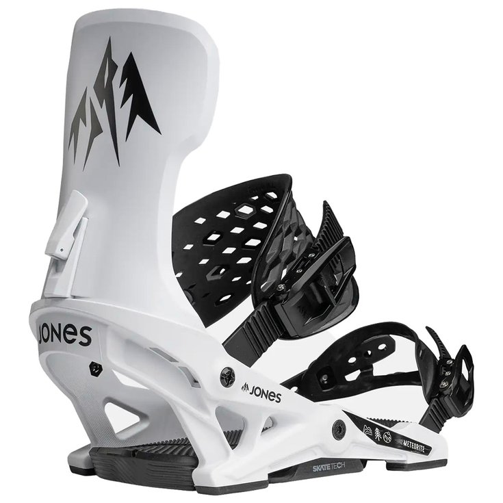 Jones Snowboard Binding Meteorite Snow white Overview