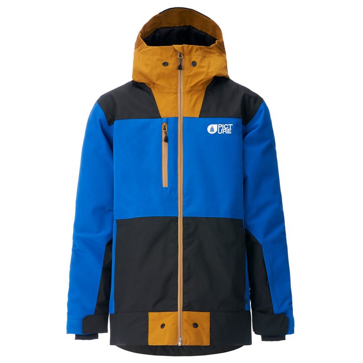 Picture Blouson Ski Snapy Picture Blue Voorstelling