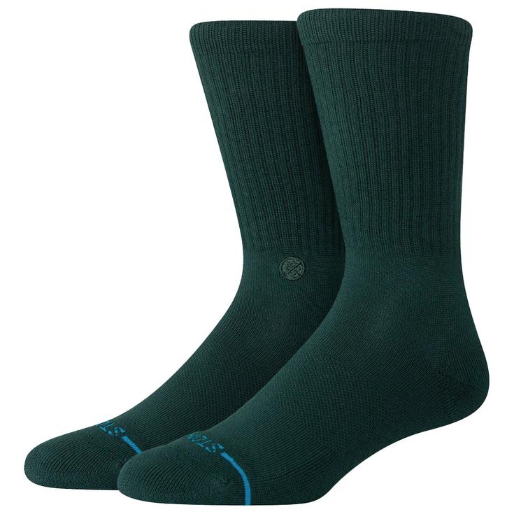 Stance Socks Icon Crew Socks Pine Overview
