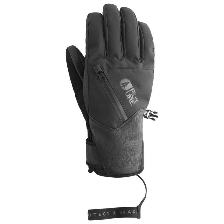 Picture Guantes Kakisa Gloves Black Presentación