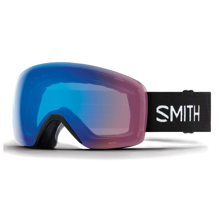 Smith Masque de Ski Skyline Black ChromaPop Storm Rose Flash Présentation