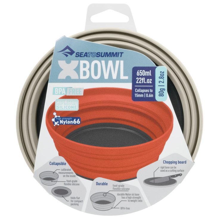 Sea To Summit Bol X Bol Pliant / X Bowl Sand Présentation