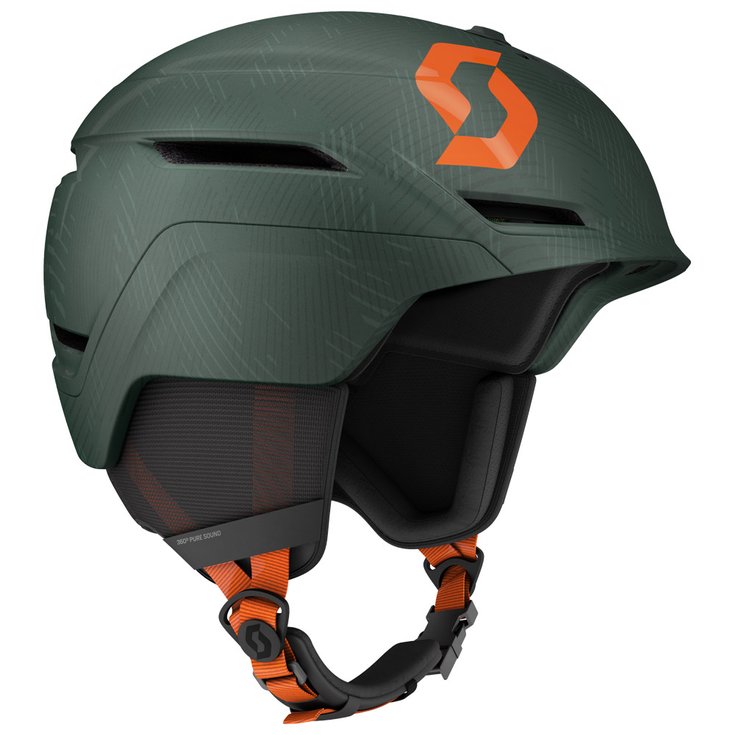 Scott Helmet Symbol 2 Plus Sombre Green Pumpkin Orange Overview