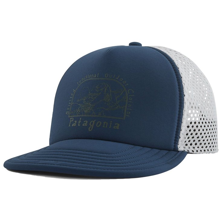 Patagonia Petten Duckbill Trucker Hat Lost And Found Tidepool Blue Voorstelling