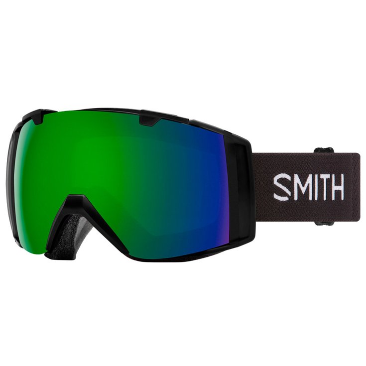 Smith Skibrille IO Black ChromaPop Sun Green Mirror Präsentation