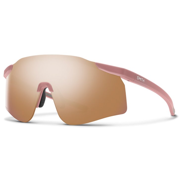 Smith Sonnenbrille Defy Matte Chalk Rose Chromapop Rose Gold Mirror Präsentation
