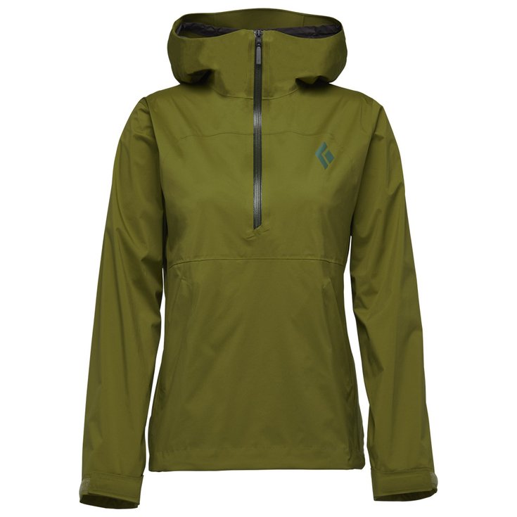 Black Diamond Hiking jacket W Stormline Stretch Camp Green Overview
