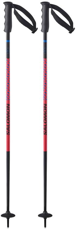 Salomon Skistöcke Polar Jr Black Race Blue Red Präsentation
