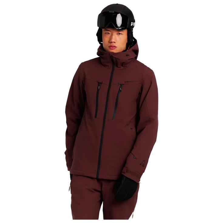 Protest Prttimothy Snowjacket Peacan Red 
