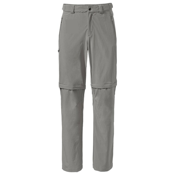 Vaude Pantaloni da trekking Men's Farley Stretch T-Zip Pant Stone Grey Presentazione