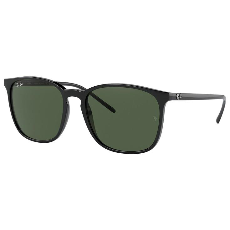 Ray Ban Zonnebrillen RB4387 Polished Black Green G-15 Voorstelling