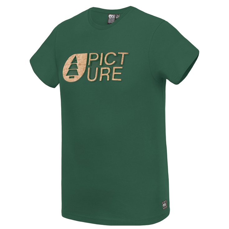 Picture T-shirts Basement Cork Forest Green Voorstelling