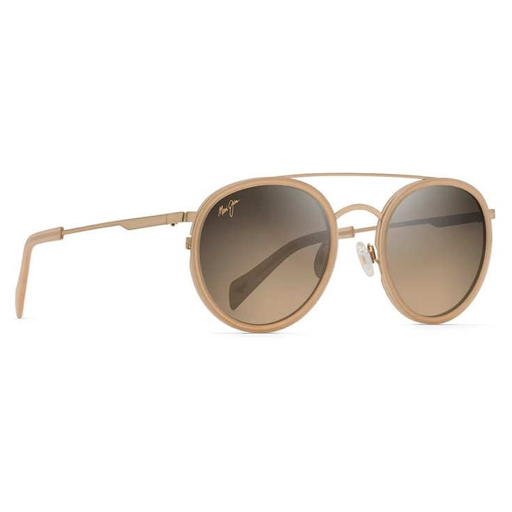 Maui Jim Sunglasses Even Keel Gold With Sandstone Superthin Glass Hcl Bronze Overview