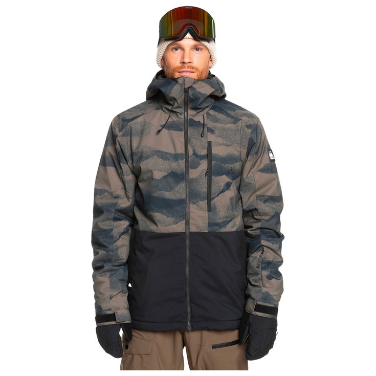 Quiksilver Mission Printed Block Mountain Spray Cante 