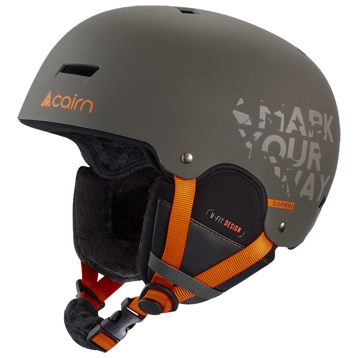 Cairn Helmet Darwin J Army Grey Overview