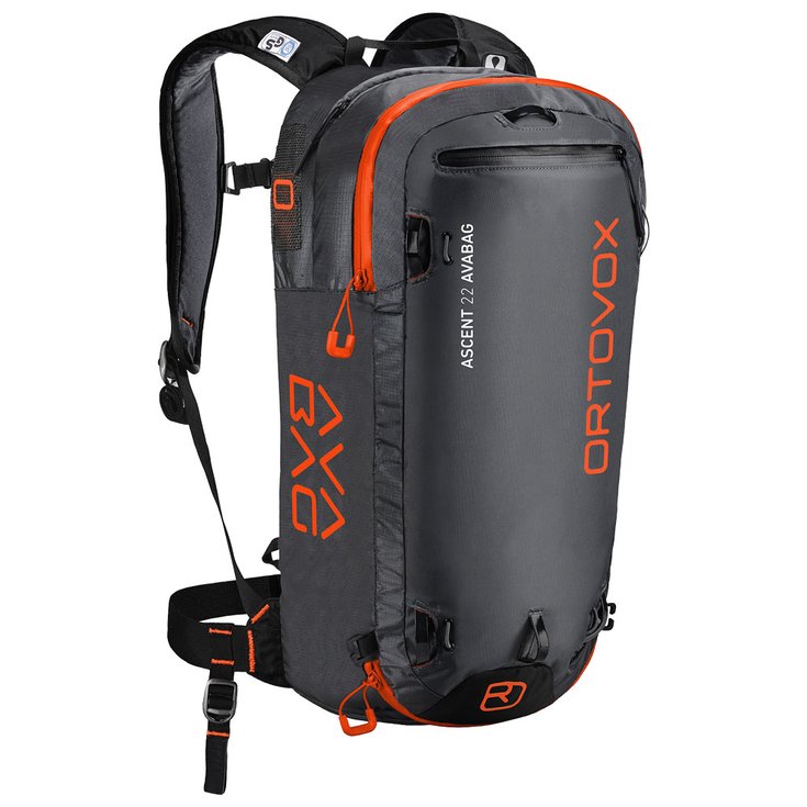 Ortovox Backpack Ascent Avabag Black Anthracite 22 L (sans Avabag Unit) Overview