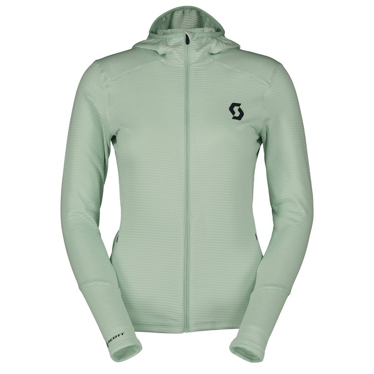 Scott Polaire Defined Light W's Hoody Fresh Green Présentation