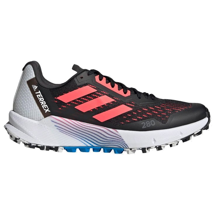 adidas Trailschoenen Terrex Agravic Flow 2 W Core Black Turbo Blur Rush Voorstelling